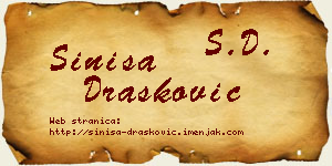 Siniša Drašković vizit kartica